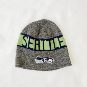 NFL Seattle Kids Beanie - Gray and Green